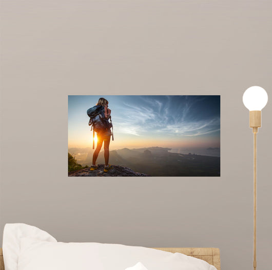 Hiker Wall Decal