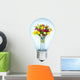 Electrobulb with Bunch Tulips Wall Decal
