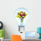 Electrobulb with Bunch Tulips Wall Decal
