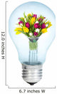 Electrobulb with Bunch Tulips Wall Decal