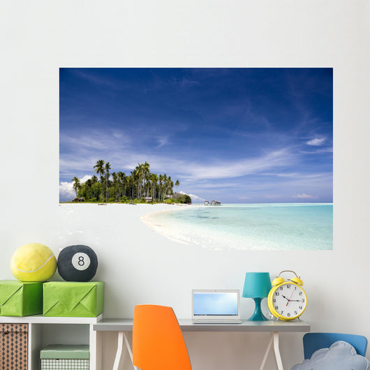 Tropical Island Paradise Wall Mural