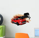 Mustang Car Horse Drawing Wall Decal