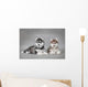 Siberian Husky dog puppies Wall Mural