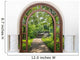 Open Door Arch with Wall Decal