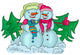 Snowmen Wall Decal