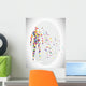 Abstract male body Wall Mural