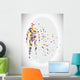 Abstract male body Wall Mural