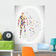 Abstract male body Wall Mural