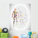 Abstract male body Wall Mural