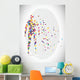 Abstract male body Wall Mural