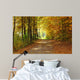 Landscape Path Autumnal Park Wall Decal