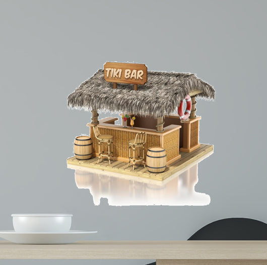Tiki Bar Wall Decal