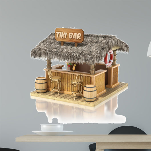 Tiki Bar Wall Decal