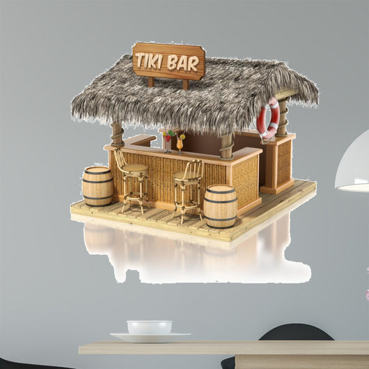 Tiki Bar Wall Decal