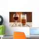 Red Wine Glass and Wall Decal