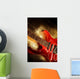 Abstract Guitar Music Theme Wall Mural