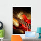 Abstract Guitar Music Theme Wall Mural