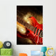 Abstract Guitar Music Theme Wall Mural