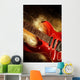 Abstract Guitar Music Theme Wall Mural