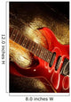 Abstract Guitar Music Theme Wall Mural