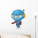 Cartoon Cosmonaut Wall Decal