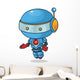 Cartoon Cosmonaut Wall Decal