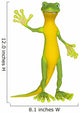 Waving Gecko Wall Decal