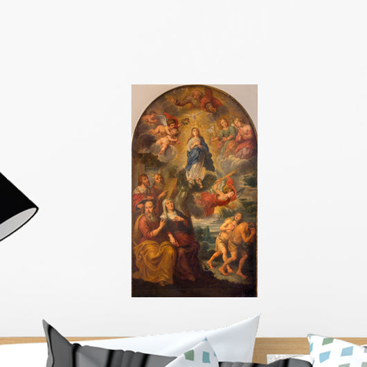 Bruges Coronation Virgin Mary Wall Decal