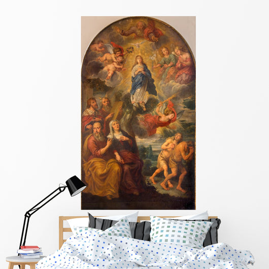 Bruges Coronation Virgin Mary Wall Decal