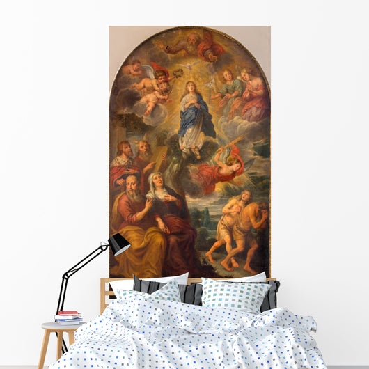 Bruges Coronation Virgin Mary Wall Decal