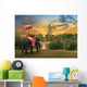 Elephant with Thai Kingdom Wall Decal