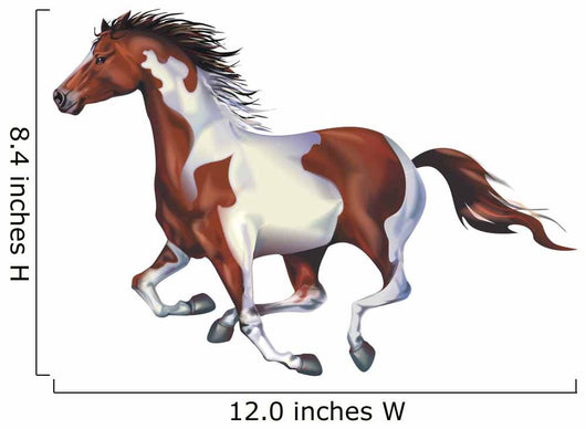 Galloping Spotted Horse Wall Decal