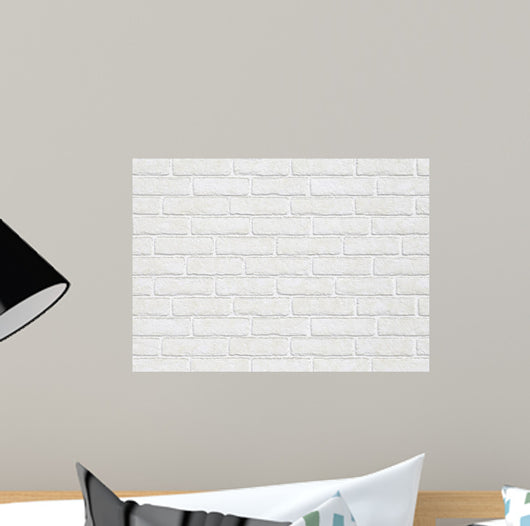White Brick Wall - Wall Decal
