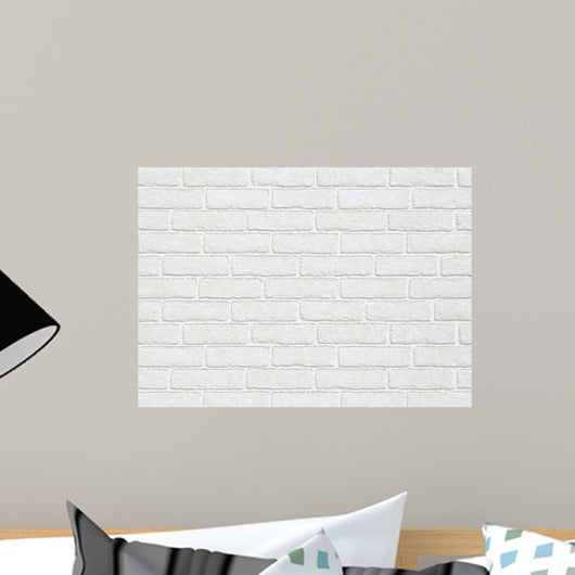 White Brick Wall - Wall Decal