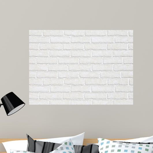 White Brick Wall - Wall Decal