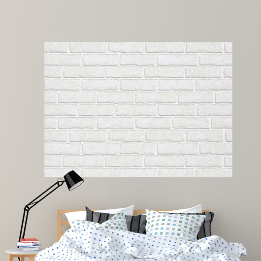 White Brick Wall - Wall Decal