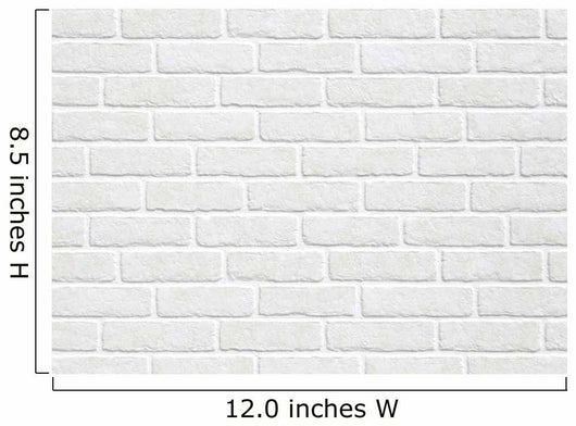White Brick Wall - Wall Decal