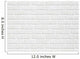 White Brick Wall - Wall Decal