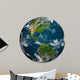 Planet Earth with Clouds Wall Decal