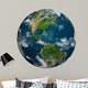 Planet Earth with Clouds Wall Decal