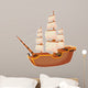 Cartoon Ship Wall Decal