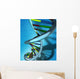 Conceptual Illustration of a DNA molecule Wall Mural