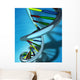 Conceptual Illustration of a DNA molecule Wall Mural