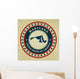 Vintage Label Maryland Wall Decal