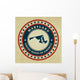 Vintage label Maryland Wall Mural