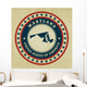 Vintage label Maryland Wall Mural