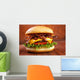 Bacon Burger with Beef Wall Decal
