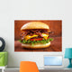 Bacon Burger with Beef Wall Decal