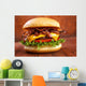 Bacon Burger with Beef Wall Decal