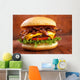 Bacon Burger with Beef Wall Decal